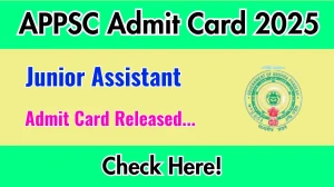 APPSC Junior Assistant Admit Card 2025 OUT Download Link psc.ap.gov.in