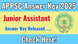 APPSC Junior Assistant Answer Key 2025 Available for the Download Answer Key PDF at psc.ap.gov.in