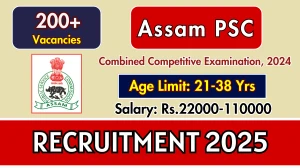 APSC CCE 2025 Syllabus Announced for 262 Posts APSC CCE 2025 Syllabus Announced for 262 Posts