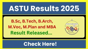 ASTU Result 2025 Released at astu.ac.in Direct Link to Download 1st, 3rd and 7th Semester Result