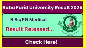 Baba Farid University Result 2025 Released at bfuhs.ac.in Direct Link to Download 1st, 2nd, 3rd Semester Result Baba Farid University Result 2025 Released at bfuhs.ac.in Direct Link to Download 1st, 2nd, 3rd Semester Result