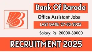 Bank Of Baroda In House Faculty, Office Assistant Recruitment 2025 - Apply Offline