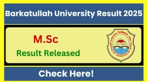 Barkatullah University Result 2025 Released at bubhopal.ac.in Direct Link to Download 1st and 3rd Sem Result Barkatullah University Result 2025 Released at bubhopal.ac.in Direct Link to Download 1st and 3rd Sem Result