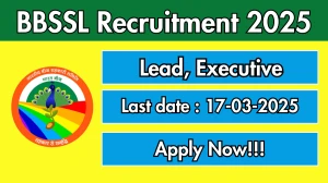 BBSSL Lead, Executive Recruitment 2025 - Apply Offline