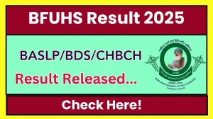 BFUHS Result 2025 Released at bfuhs.ac.in Direct Link to Download 1st, 2nd, 3rd, 5th Semester Result BFUHS Result 2025 Released at bfuhs.ac.in Direct Link to Download 1st, 2nd, 3rd, 5th Semester Result
