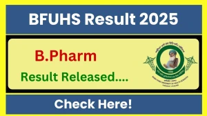 BFUHS Result 2025 Released at bfuhs.ac.in Direct Link to Download 5th Sem Result BFUHS Result 2025 Released at bfuhs.ac.in Direct Link to Download 5th Sem Result