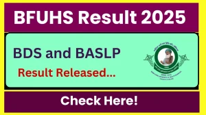 BFUHS Result 2025 Released at bfuhs.ggsmch.org Direct Link to Download 2nd, 3rd and 5th Semester Result