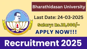 Bharathidasan University Project Technical Support Recruitment 2025 - Apply Offline