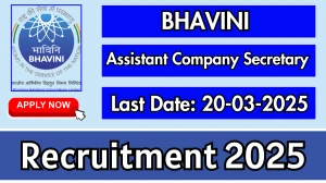 BHAVINI Assistant Company Secretary Recruitment 2025 - Apply Offline