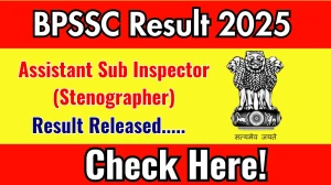 Bihar Police ASI Steno Result 2025 OUT. Direct Link to Check BPSSC ASI Steno Result 2025 bpssc.bihar.gov.in