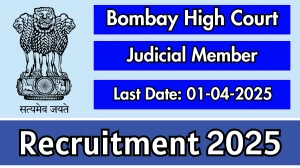 Bombay High Court Judicial Member Recruitment 2025 - Apply Offline