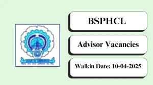 BSPHCL Advisor Recruitment 2025 – Walk in BSPHCL Advisor Recruitment 2025 – Walk in