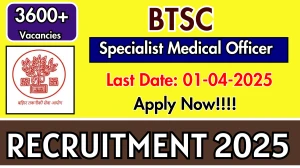BTSC SMO Recruitment 2025 - Apply Online for 3623 Posts