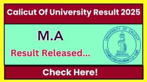 Calicut Of University Result 2025 Released at uoc.ac.in Direct Link to Download 4th Sem Result Calicut Of University Result 2025 Released at uoc.ac.in Direct Link to Download 4th Sem Result
