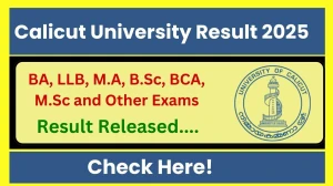 Calicut University Result 2025 Released at uoc.ac.in Direct Link to Download 2nd, 3rd and 4th Semester Result Calicut University Result 2025 Released at uoc.ac.in Direct Link to Download 2nd, 3rd and 4th Semester Result