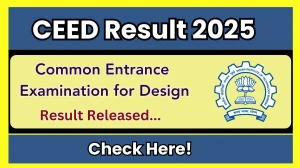 CEED Result 2025 Out at ceedapp.iitb.ac.in How to check Results Here CEED Result 2025 Out at ceedapp.iitb.ac.in How to check Results Here