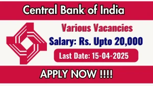 Central Bank of India Office Assistant, Attender and More Recruitment 2025 - Apply Offline Central Bank of India Office Assistant, Attender and More Recruitment 2025 - Apply Offline