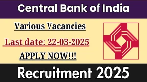 Central Bank of India Recruitment 2025 - Apply Office Assistant, Attender & Various Posts at centralbankofindia.co.in