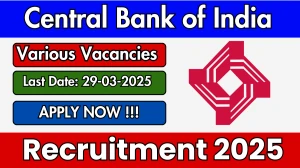 Central Bank of India Various Posts Recruitment 2025 - Apply Offline for Office Assistant, Faculty and More Posts Central Bank of India Various Posts Recruitment 2025 - Apply Offline for Office Assistant, Faculty and More Posts