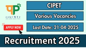 CIPET Recruitment 2025 - Apply Online for Analyst, Consultant and Other Posts