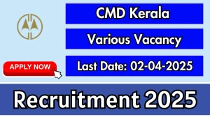 CMD Kerala Internal Audit Assistant Recruitment 2025 - Apply Online