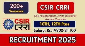 Delhi CSIR CRRI Junior Stenographer, Junior Secretariat Assistant Recruitment 2025 - Apply Online for 209 Posts Delhi CSIR CRRI Junior Stenographer, Junior Secretariat Assistant Recruitment 2025 - Apply Online for 209 Posts