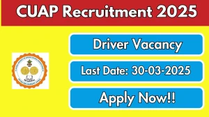 CUAP Driver Recruitment 2025 - Apply Offline for 2 Posts