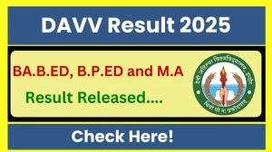 DAVV Result 2025 Released at dauniv.ac.in Direct Link to Download 1st, 2nd, 3rd and 4th Sem Result DAVV Result 2025 Released at dauniv.ac.in Direct Link to Download 1st, 2nd, 3rd and 4th Sem Result