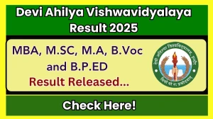 DAVV Result 2025 Released at dauniv.ac.in Direct Link to Download 1st, 2nd, 4th and 6th Semester Result DAVV Result 2025 Released at dauniv.ac.in Direct Link to Download 1st, 2nd, 4th and 6th Semester Result