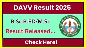 DAVV Result 2025 Released at dauniv.ac.in Direct Link to Download 1st, 8th Semester Result DAVV Result 2025 Released at dauniv.ac.in Direct Link to Download 1st, 8th Semester Result