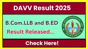 DAVV Result 2025 Released at dauniv.ac.in Direct Link to Download 2nd and 3rd Sem Result DAVV Result 2025 Released at dauniv.ac.in Direct Link to Download 2nd and 3rd Sem Result