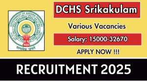 DCHS Srikakulam Electrician, Physiotherapist and Other Recruitment 2025 - Apply Offline for 29 Posts