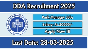 DDA Park Manager Recruitment 2025 - Apply Offline for 20 Posts DDA Park Manager Recruitment 2025 - Apply Offline for 20 Posts