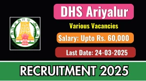 DHS Ariyalur MO, MPHW and More Recruitment 2025 - Apply Offline DHS Ariyalur MO, MPHW and More Recruitment 2025 - Apply Offline