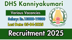 DHS Kanniyakumari Recruitment 2025 - Apply Offline for Lab Technician, Pharmacist, More Posts DHS Kanniyakumari Recruitment 2025 - Apply Offline for Lab Technician, Pharmacist, More Posts