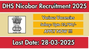 DHS Nicobar Accountant, Lab Assistant and Other Recruitment 2025 - Apply Offline