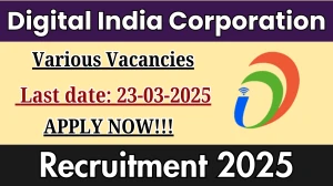 Digital India Corporation Various Posts Recruitment 2025 - Apply Online