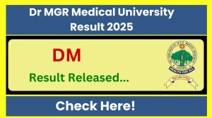 Dr MGR Medical University Result 2025 Released at tnmgrmuexam.ac.in Direct Link to Download Final Part Result Dr MGR Medical University Result 2025 Released at tnmgrmuexam.ac.in Direct Link to Download Final Part Result