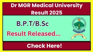 Dr MGR Medical University Result 2025 Released at tnmgrmuexam.ac.in Direct Link to Download UG Course Result Dr MGR Medical University Result 2025 Released at tnmgrmuexam.ac.in Direct Link to Download UG Course Result