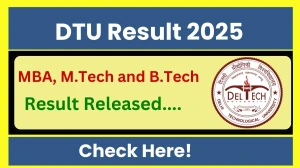 DTU Result 2025 Released at dtu.ac.in Direct Link to Download 3rd and 5th Sem Result DTU Result 2025 Released at dtu.ac.in Direct Link to Download 3rd and 5th Sem Result
