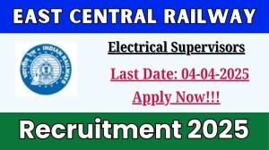 East Central Railway Electrical Supervisors Recruitment 2025 - Apply Offline for 16 Posts