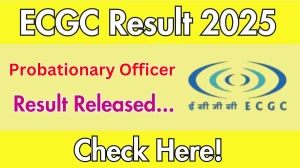 ECGC PO Result 2025 OUT. Direct Link to Check ECGC PO Result 2025 ecgc.in ECGC PO Result 2025 OUT. Direct Link to Check ECGC PO Result 2025 ecgc.in