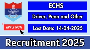 ECHS Ayodhya Recruitment 2025 - Apply Offline for 24 Driver, Peon and Other Posts