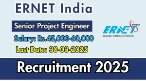 ERNET India Senior Project Engineer Recruitment 2025 - Apply Offline ERNET India Senior Project Engineer Recruitment 2025 - Apply Offline