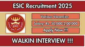 ESIC Specialist, Senior Resident, More Posts Recruitment 2025 – Walk in for 29 Posts ESIC Specialist, Senior Resident, More Posts Recruitment 2025 – Walk in for 29 Posts
