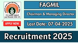 FAGMIL Chairman and Managing Director Recruitment 2025 - Apply Offline