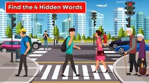 Find and Seek Puzzle: Only Sharp Eyes Can Spot the 4 Hidden Words in this Image in 10 Secs