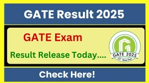GATE 2025 Result Out gate2025.iitr.ac.in, Check GATE 2025 Results Here