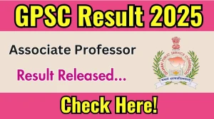 GPSC Assistant Professor Result 2025 Announced. Direct Link to Check GPSC Assistant Professor Result 2025 gpsc.gujarat.gov.in