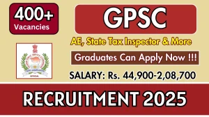 GPSC Various Post Recruitment 2025 - Apply Online for 422 Posts GPSC Various Post Recruitment 2025 - Apply Online for 422 Posts
